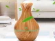 Air Humidifier and Aroma Diffuser with RGB Backlight, USB, Light Brown
