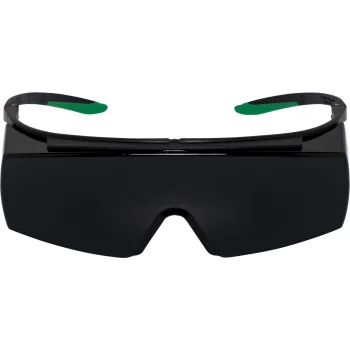 uvex super f OTG Welding Safety Spectacles, Shade 5, Black/Green
