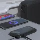 Dudao K31 10000 mAh 22.5W Power Bank with Built-in Cable, Black