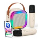 Karaoke Set with 2 Microphones and Portable Speaker