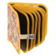 Kids Soft Drawing Album Notebook Board + 12 Markers, Yellow