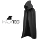 Malatec Long Hooded Cape for Halloween Costume 19547, Black