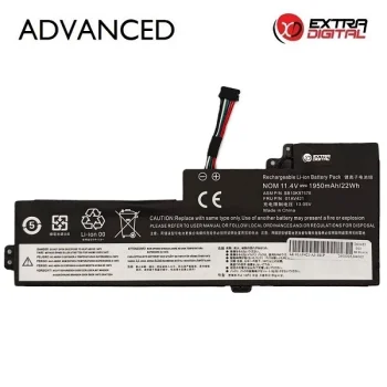 Notebook Battery Lenovo 01AV421, Extra Digital, 1950mAh, 11.4V