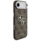 Guess 4G Big 4G Classic Logo Phone Case Cover iPhone 17 Air - brown and silver