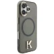 Karl Lagerfeld IML K Head Logo MagSafe Case for iPhone 17, Black