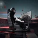 NanoRS RS702 Racing Simulator Cockpit with Seat and Wheel Stand, up to 130kg, up to 50\"