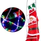 LED Santa Claus on Ladder XXL Christmas Ornament RGB