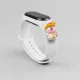 Christmas Silicone Strap for Xiaomi Mi Band 3 / 4 with Snowman - White