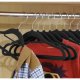 Ruhhy 22536 Velor Clothes Hanger, Set of 20 Pieces, Black