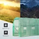 Polytunnel Greenhouse 6x3x2 m 18 m² Metal Frame UV Foil
