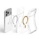 Spigen Ultra Hybrid Mag MagSafe Case for iPhone 18 Pro Max / 17 Pro Max, Clear Orange