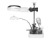 Third Hand Soldering Stand with Magnifier and 6 LED Light