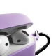 Puro Icon Silicone Case for AirPods 4 with Carabiner, Purple