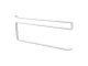 Slide-On Paper Towel Holder, Metal, White
