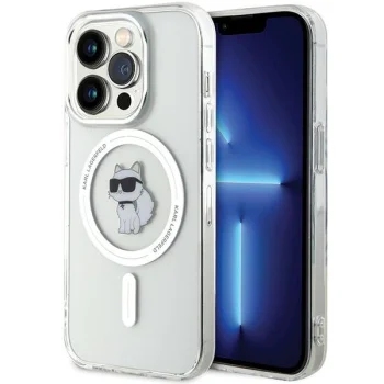 Karl Lagerfeld iPhone 14 Pro Max Case IML Choupette MagSafe, Transparent