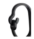 Purlov Reflective Dog Leash with Handle, 3m, Black
