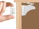 Magnetic Child Safety Locks for Cabinets and Drawers, 10 pcs, White