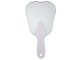 Cosmetic makeup mirror dental hand in the shape of a tooth