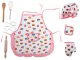 Virtuves Bērnu Komplekts Ēdienu Pagatavošanai Cepšanai + priekšauts un piederumi | Kitchen Kids Set