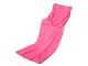 Snuggie Fleece Blanket with Sleeves, Pink