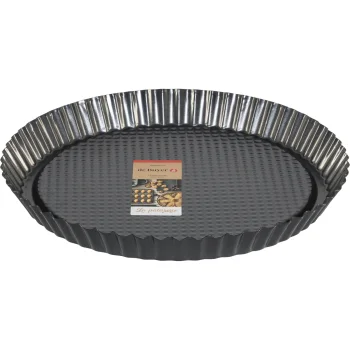 De Buyer Non-Stick Tart Tin 28cm Anthracite