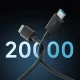 CUKTECH Type-C to 6A 240w cable 1.5m - Black