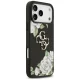 Guess Grained Roses & Big 4G Logo Phone Case Cover iPhone 17 Pro Max - black