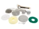 Electric Spin Scrubber for Tiles and Grout, 7 Brush Heads, 2600mAh
