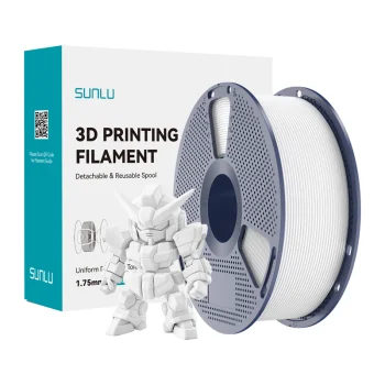 Sunlu PLA+ 2.0 3D Printer Filament 1.75mm, White
