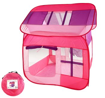 Bakalu bērnu telts Rozā mājiņa KZ0622