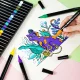 Acrylic Paint Marker Pens ARRTX, 24 Colours