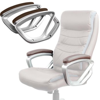Sofotel Office Chair Armrests 2529 Replacement Set, Brown