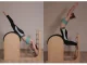 Pilates Barrel with Ladder for Stretching and Yoga