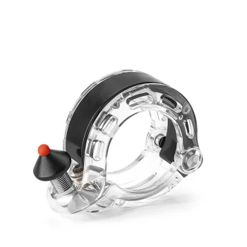 Rockbros 34210028002 Q-shaped Bicycle Bell, Transparent