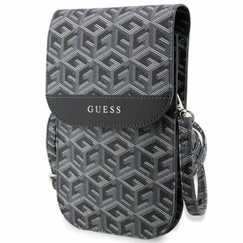 Guess G Cube Stripe Handbag for Phone, Black