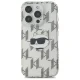 Apple iPhone 16 Pro 6.3\'\' Karl Lagerfeld IML Choupette Head Electroplated Cover Case, Clear