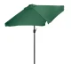 Multigarden SL-UM019 Rectangular Garden Parasol with Crank 200x140 cm, Green