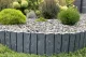 Decorative Lawn Edging WOOD 58 × 12.5 cm, Anthracite
