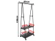 Clothes Hanger Rack on Wheels