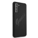 Guess Samsung Galaxy S21+ Case Silicone Vintage Script, Black