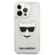 Apple iPhone 13 Pro Max 6.7\" Karl Lagerfeld Choupette Head Case Cover (KLHCP13XCTRP), Transparent