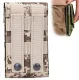 Waterproof phone and document pouch with belt, camouflage