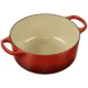 Le Creuset Signature Round Cast Iron Casserole 20 cm, 2.4 L, Cerise