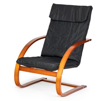 Modernhome Finnish Rocking Chair Black/Walnut