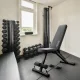 4FIZJO Adjustable Foldable Workout Training Bench, Black
