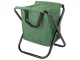 Folding fishing and camping chair with bag, green