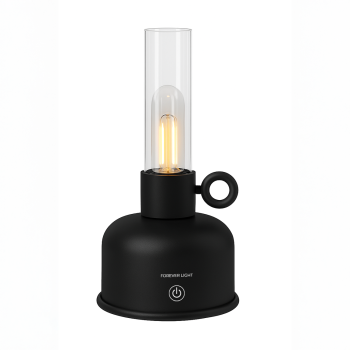 Vintage LED Lantern Forever Light FLR-02, Black