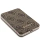 Guess 4G Leather Metal Logo MagSafe Inductive Power Bank 15W 5000mAh GUPB5FP4EMGW - Brown