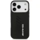 Mercedes AMG Silicone Oversize Rhombs MagSafe Case for iPhone 17 Pro, Black