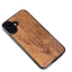 Bewood Wooden Case for iPhone 16 Plus IMBUIA DEER